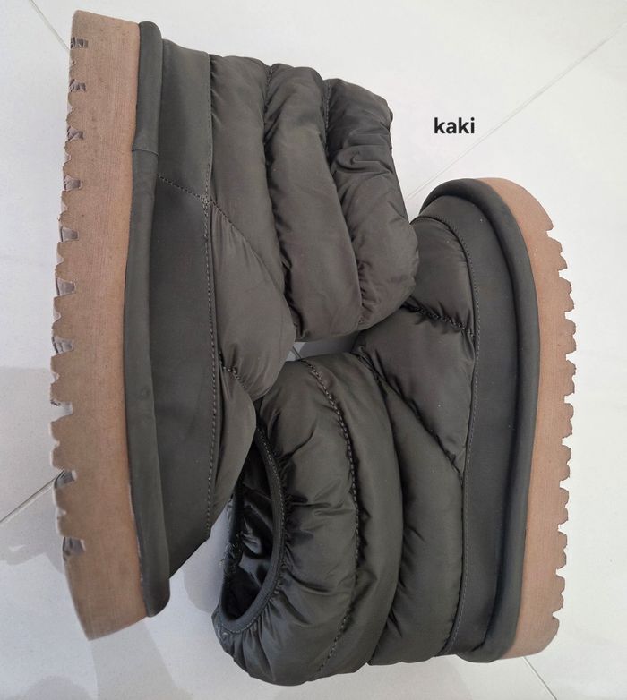 Bottines type ugg kaki 37 - photo numéro 2
