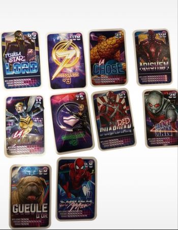 Lot carte avengers