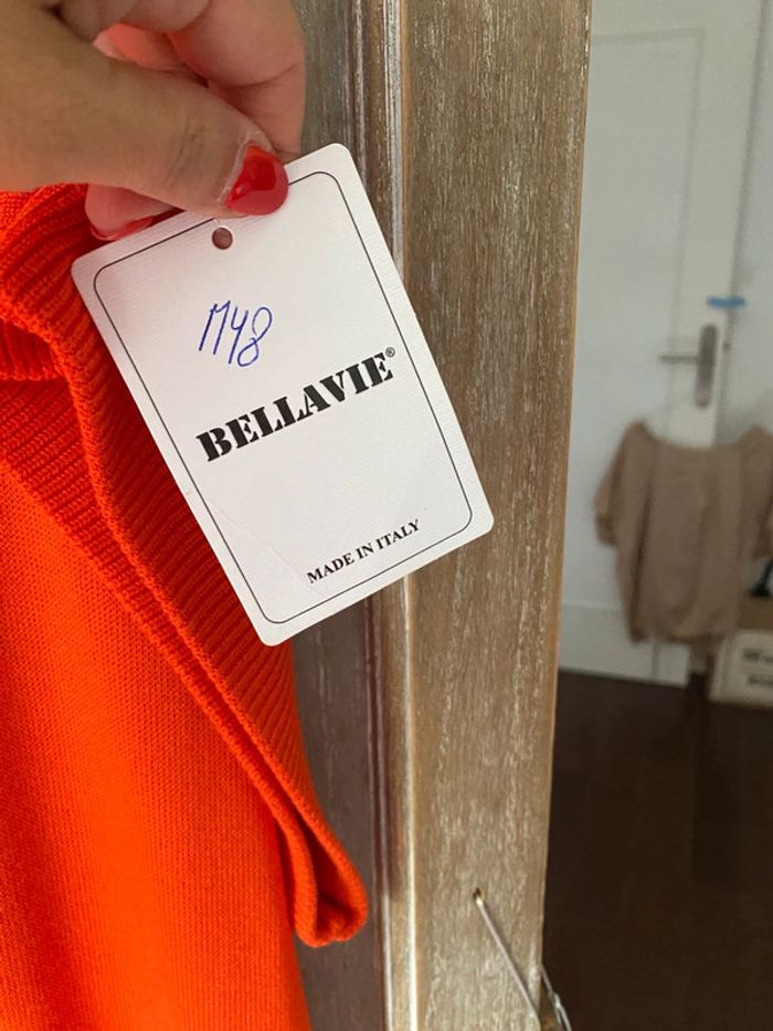 Robe maille orange neuve - photo numéro 6