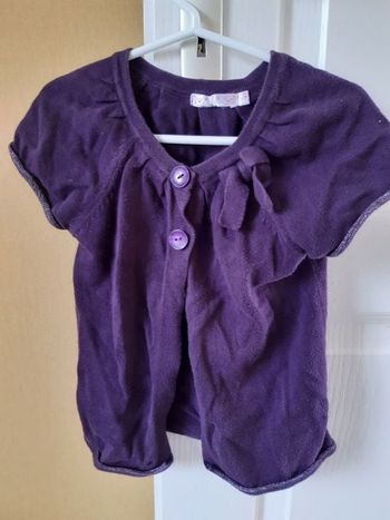 Gilet sans manches violet