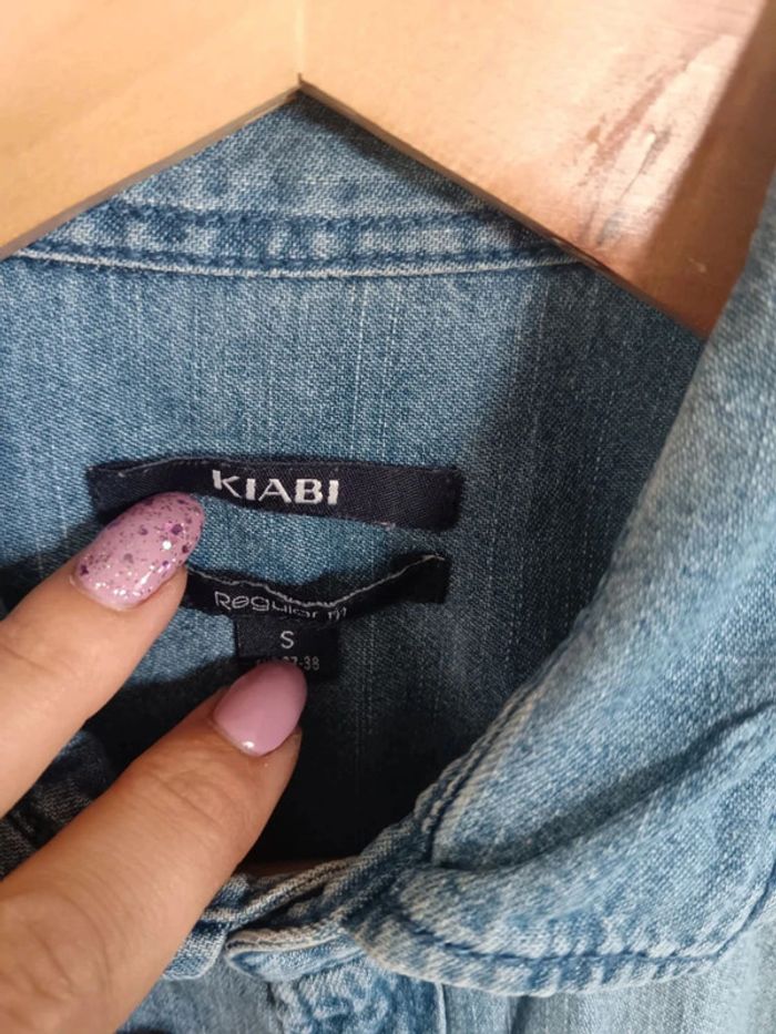 C26 chemise bleu kiabi S - photo numéro 3