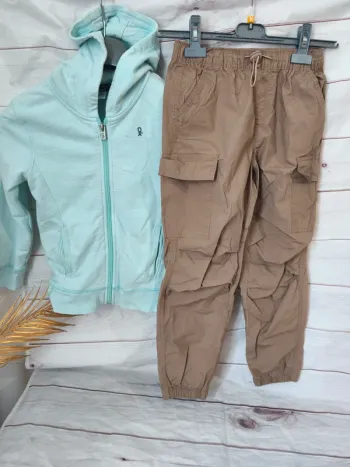 Pantalon parachute large