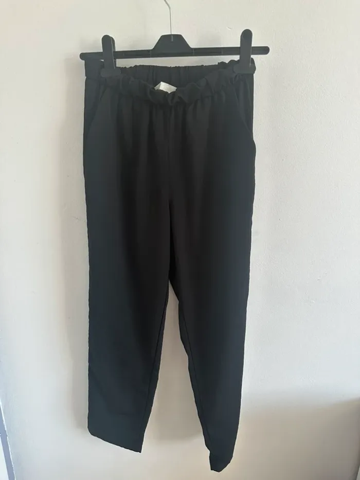 Pantalon noir fluide