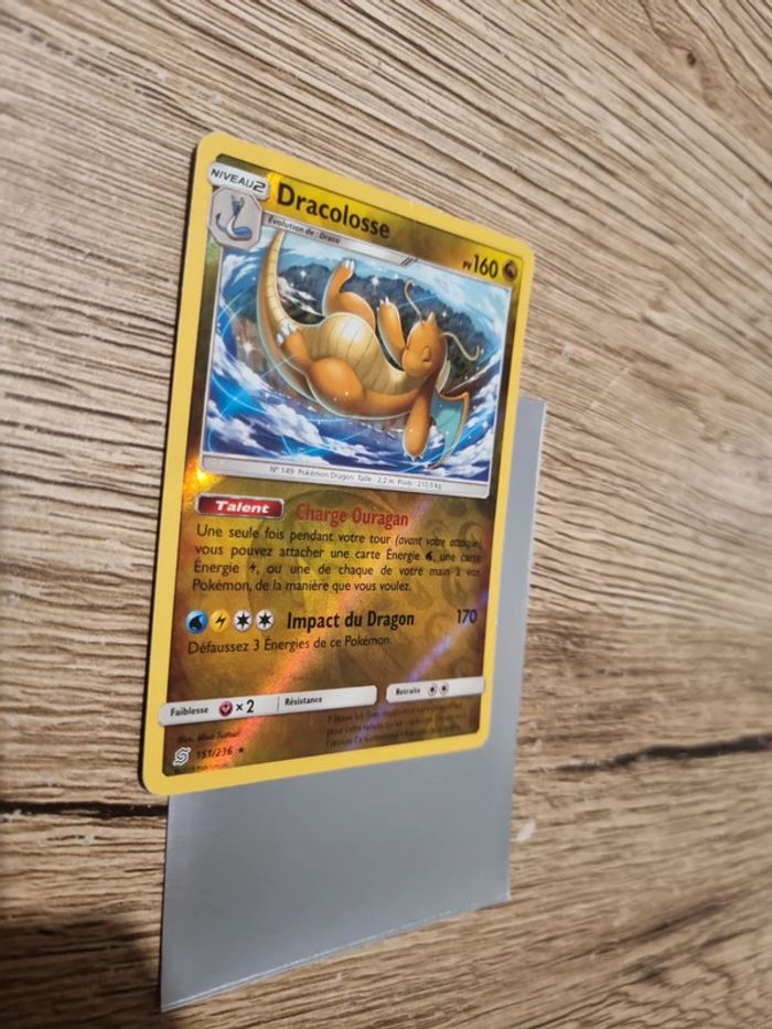 Carte pokémon dracolosse 151/236 reverse fr année 2019 - photo numéro 3