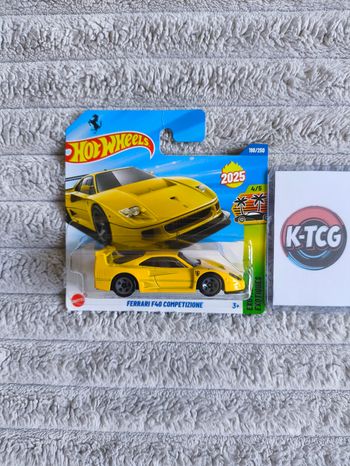 Hot Wheels Ferrari F40 Competizione jaune