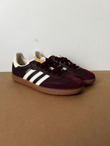 Adidas Samba Maroon Gold Metallic - 38,5