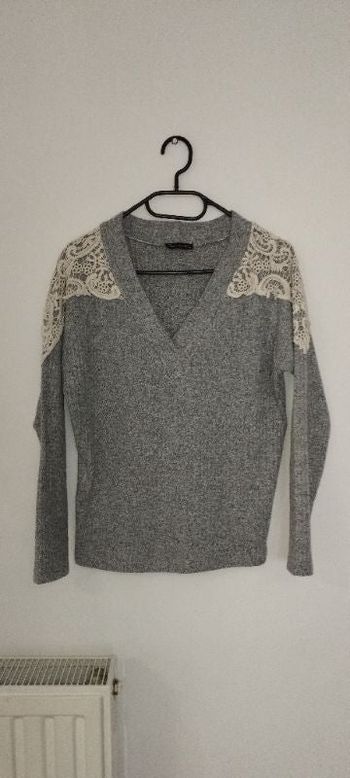 Pull gris femme taille 36