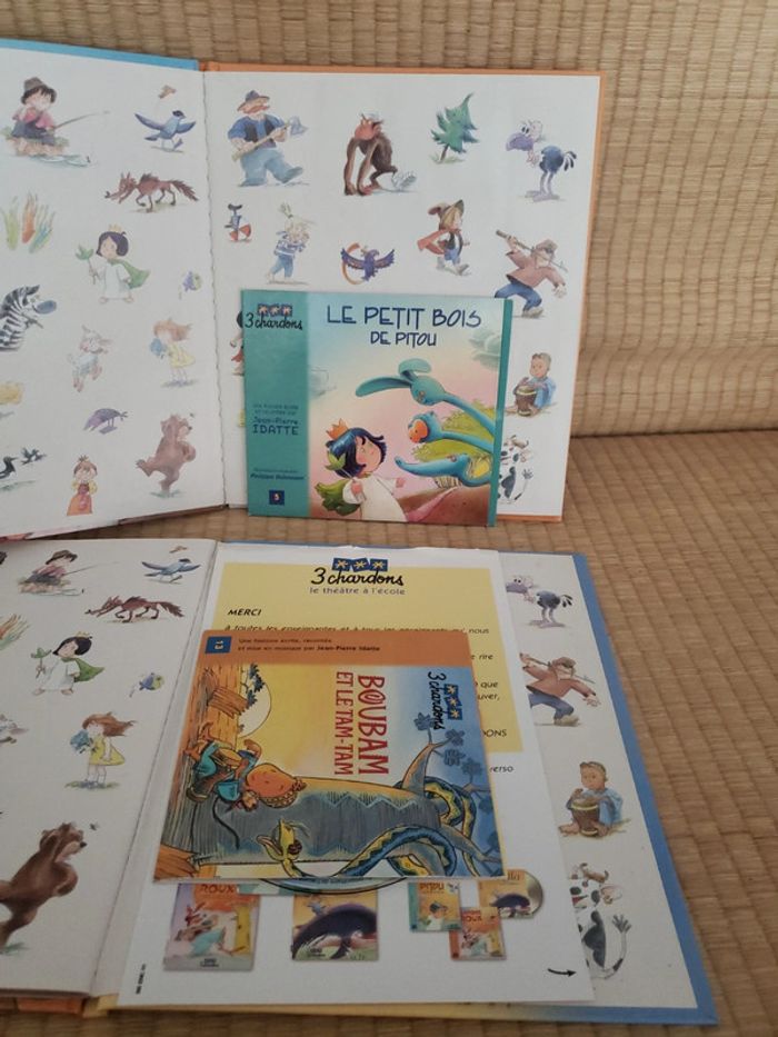 Lot de 2 livres des 3 chardons : Boubam et le tam-tam et le petit bois de Pitou - photo numéro 4