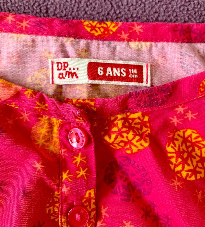 Chemisier fille 6 ans du pareil au même - photo numéro 3