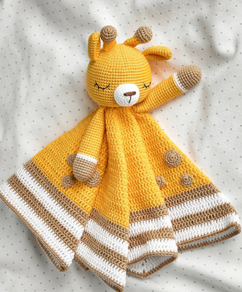 🧸✨ Doudou girafe fait main au crochet