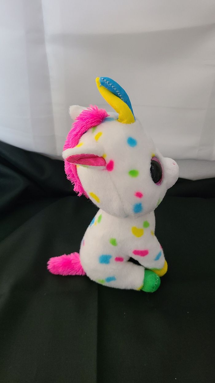 Peluche Ty Beanie Boo's Small Harmonie la Licorne - photo numéro 2
