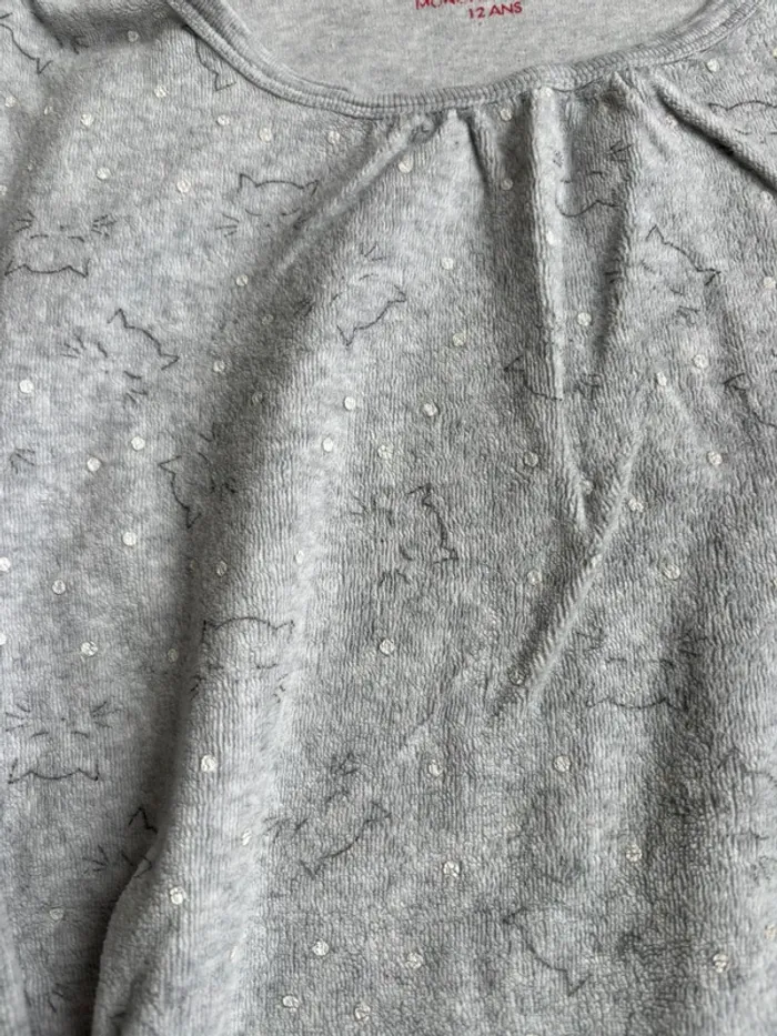 Pyjama gris - photo numéro 4