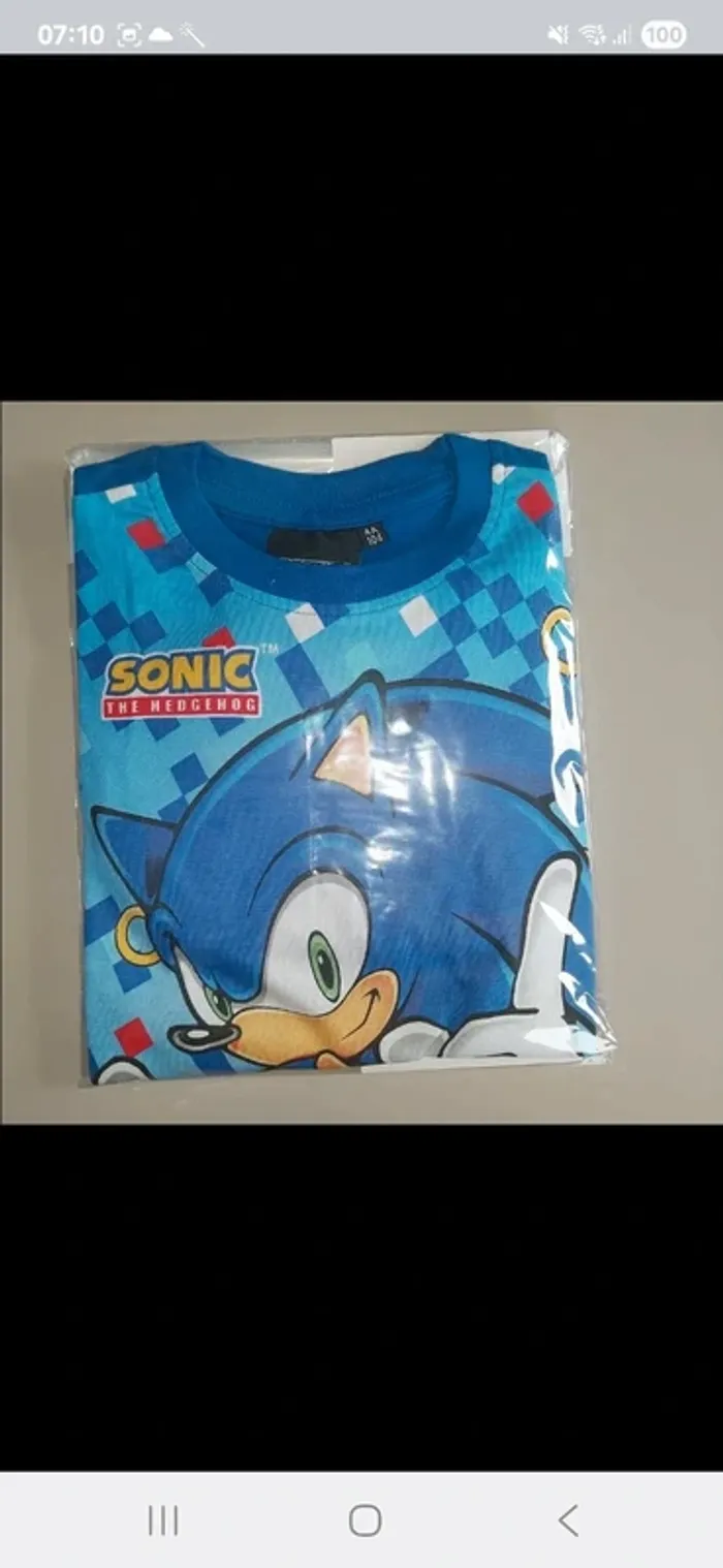 Ensemble sonic 4ans