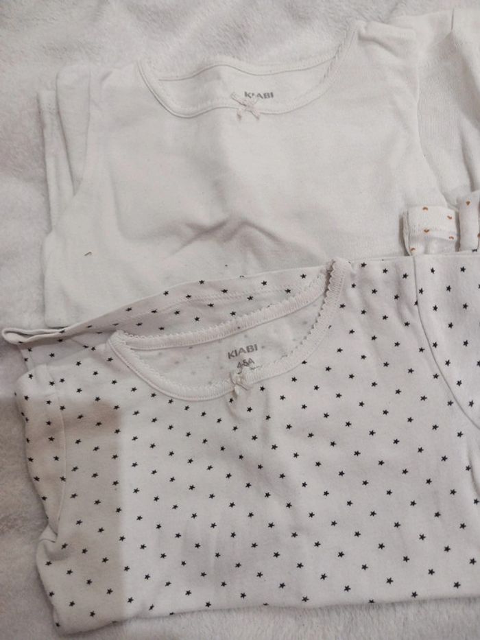 4 maillots de corps ML 4/5 ans - photo numéro 3