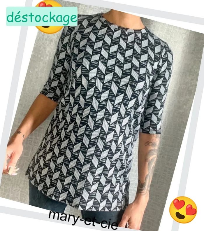 Haut manches 3/4 Zara taille S - photo numéro 2