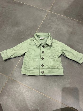 Veste  vert d’eau 3 mois