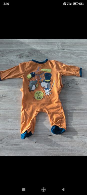 Pyjama taille 1 mois
