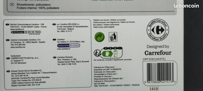 Etui de protection pour tablette 10FLO CT1030 - photo numéro 10