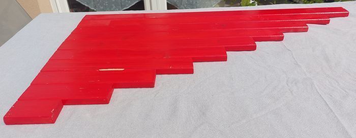 Barres Rouges Montessori - Set complet 10 pièces - Éducatif 3 ans+ - photo numéro 2