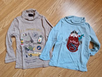 Lot pulls col roulé sergent major 5 ans