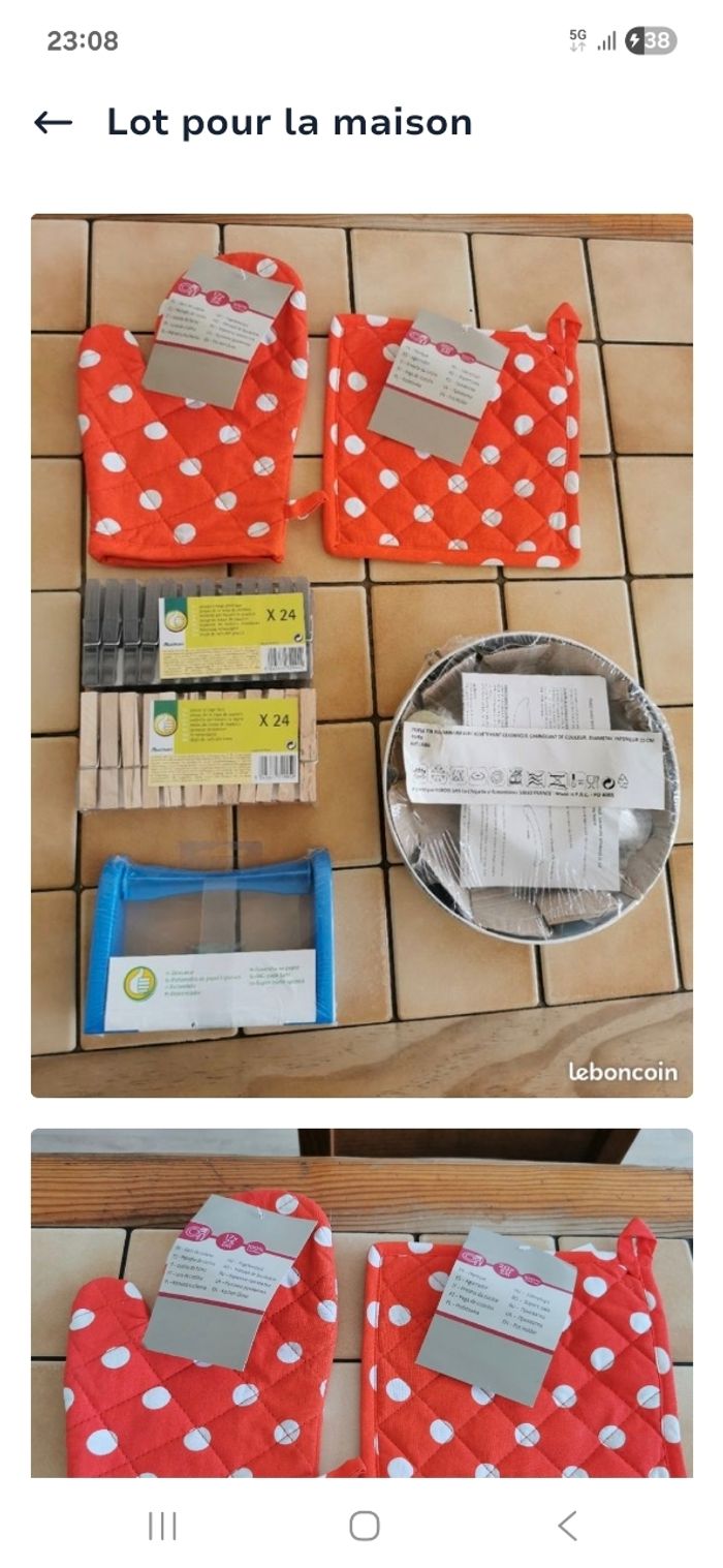 Lot pour la maison
