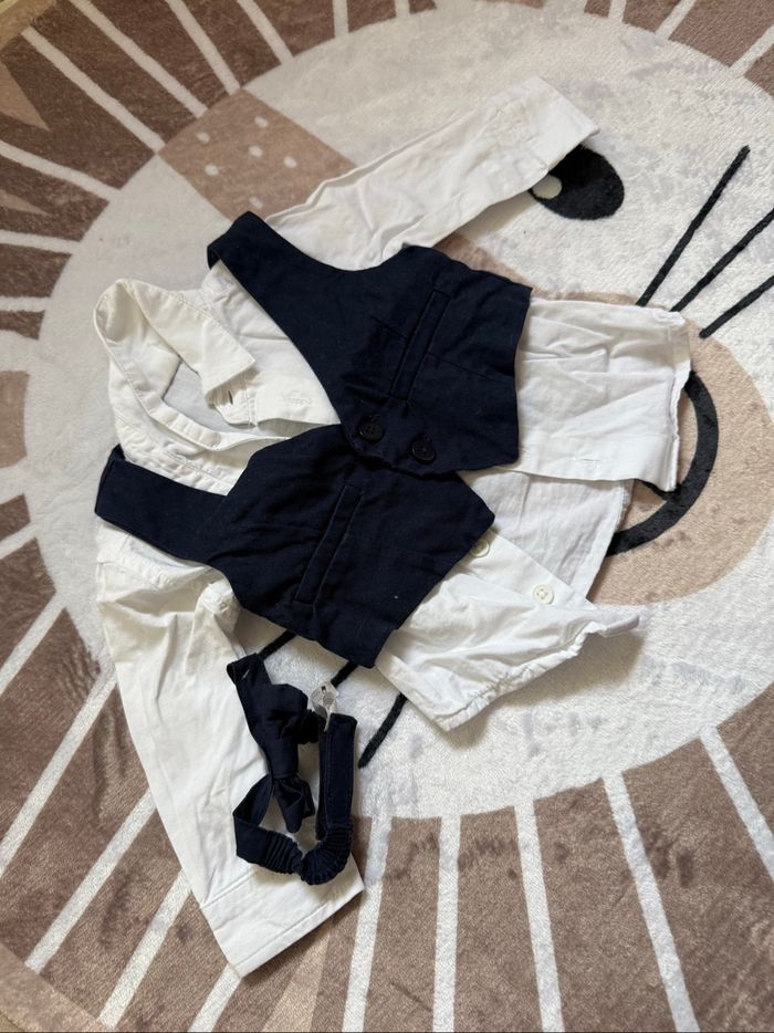 Chemise avec boléro bébé garçon - photo numéro 2