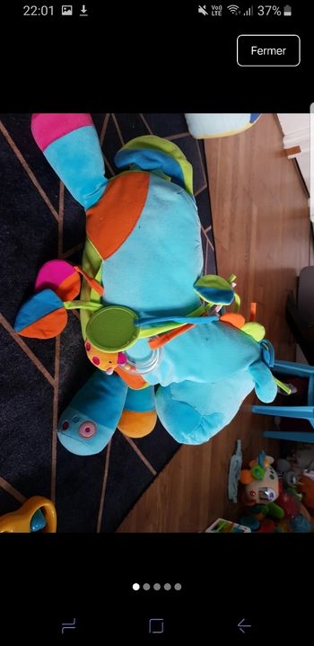 Peluche cheval activité 