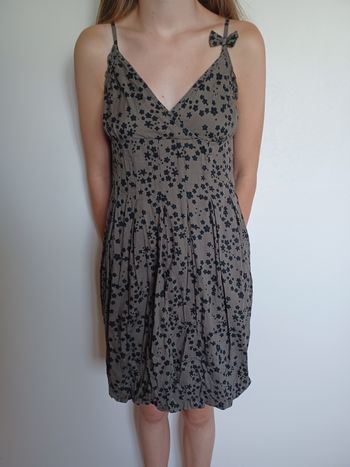 Robe kaki/noir Rosebud 38