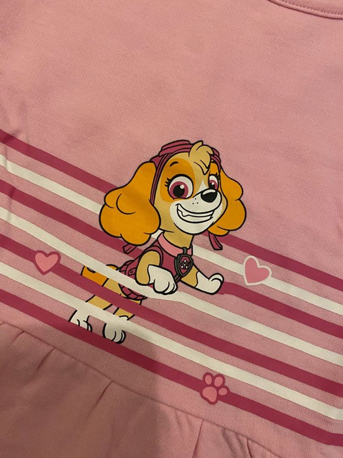 Robe Sweat Pat Patrouille rose - photo numéro 3