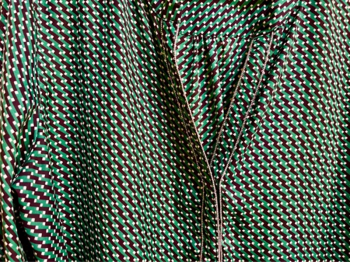 Joli chemisier/blouse / 42 / Promod /  Vert, noir, blanc, pailleté - photo numéro 6