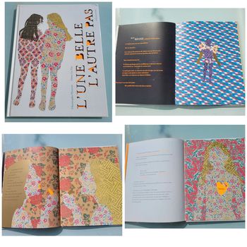 Superbe livre L'Une belle, l'autre pas.. Actes sud, livre animé de découpe (52)