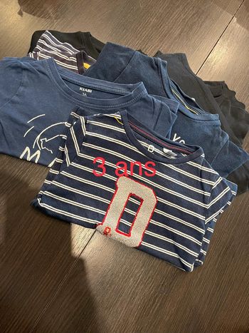 Lot t-shirts manches longues