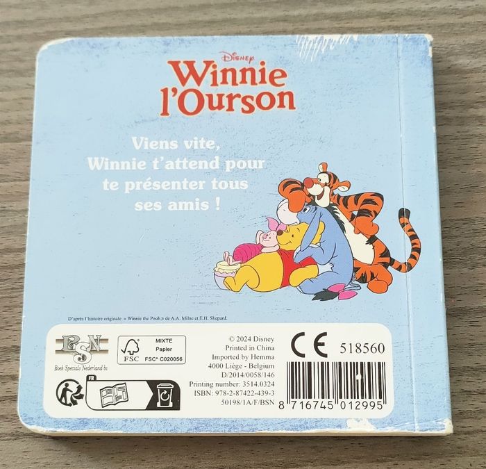 Petit livre Winnie l'ourson "Les amis de Winnie" - photo numéro 2