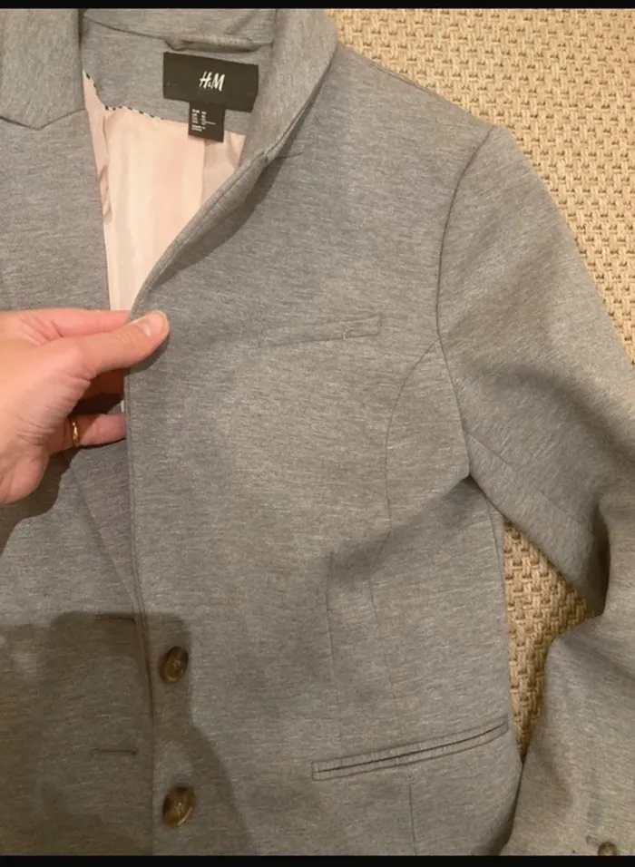 Veste blazer gris - photo numéro 10