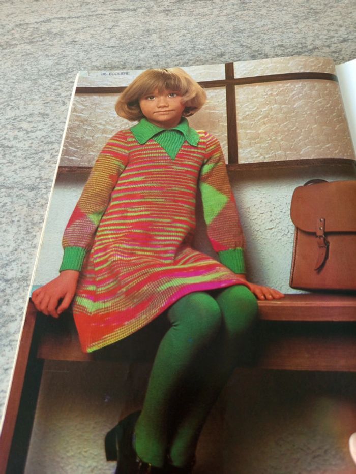 Magazine Phildar mailles enfants vintage - photo numéro 7