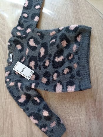 Pull fille bien chaud 24 mois