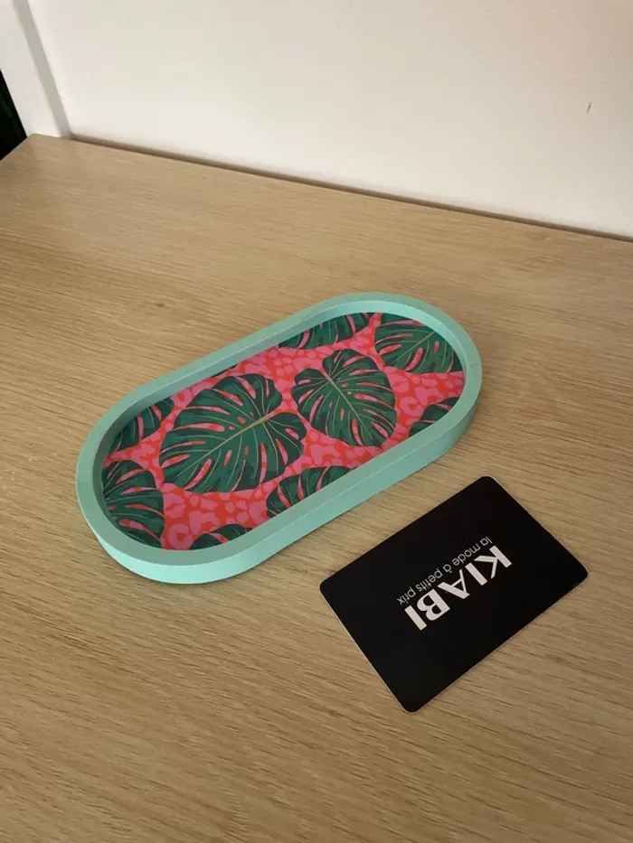 Plateau en Jesmonite fait main – déco ou vide-poches - photo numéro 2