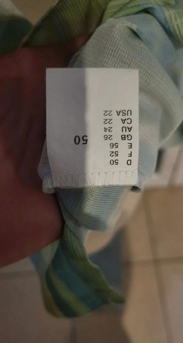 Tee-shirt sans manches à rayures colorées 50 - photo numéro 6