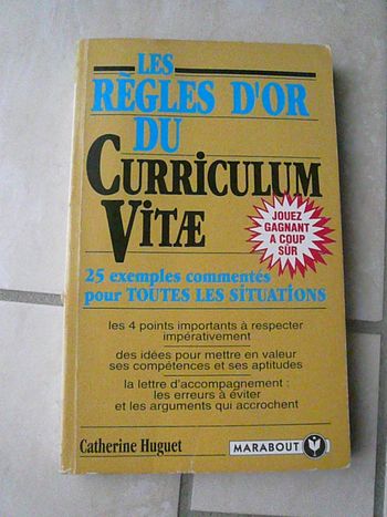Livre « Les règles d’or du curriculum vitae »