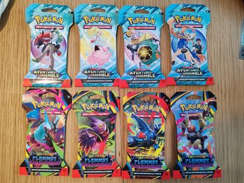 Deux Artset Pokémon Aventure Ensemble et Flammes Fantasmagoriques 