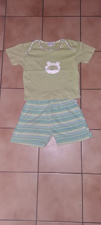 Ensemble short +tee-shirt MC