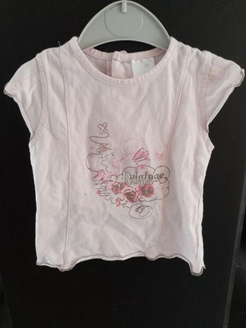 Tee-shirt manches courtes fille 23 mois