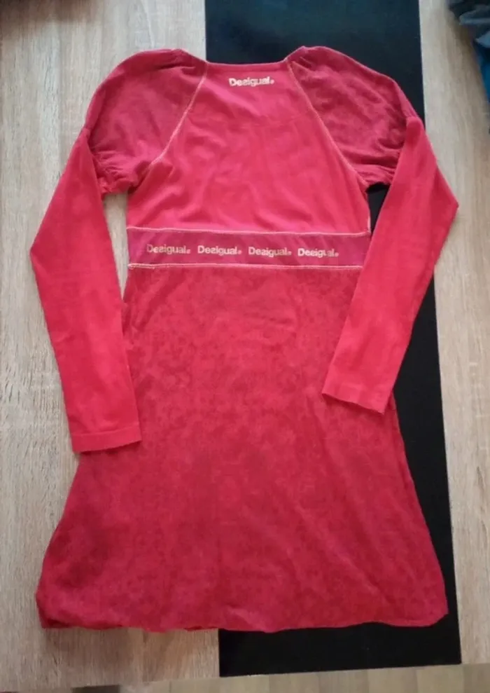 Robe desigual rouge 11 ans - photo numéro 4