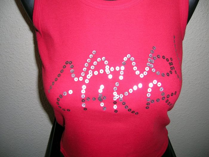 tee-shirt débardeur rouge taille S/M neuf - photo numéro 2