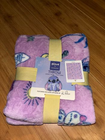 Neuf Plaid Stitch par Kei Phillips 120 x 150 cm - Disney