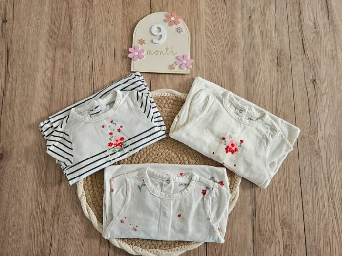 Lot de 3 pyjama légers 9 mois - photo numéro 2