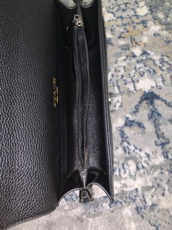 Sac a main noir gris coach - photo numéro 4