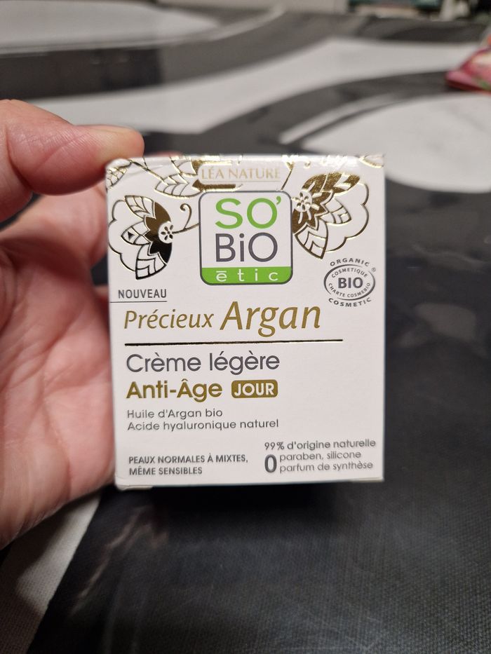 Crème visage anti âge so bio etic