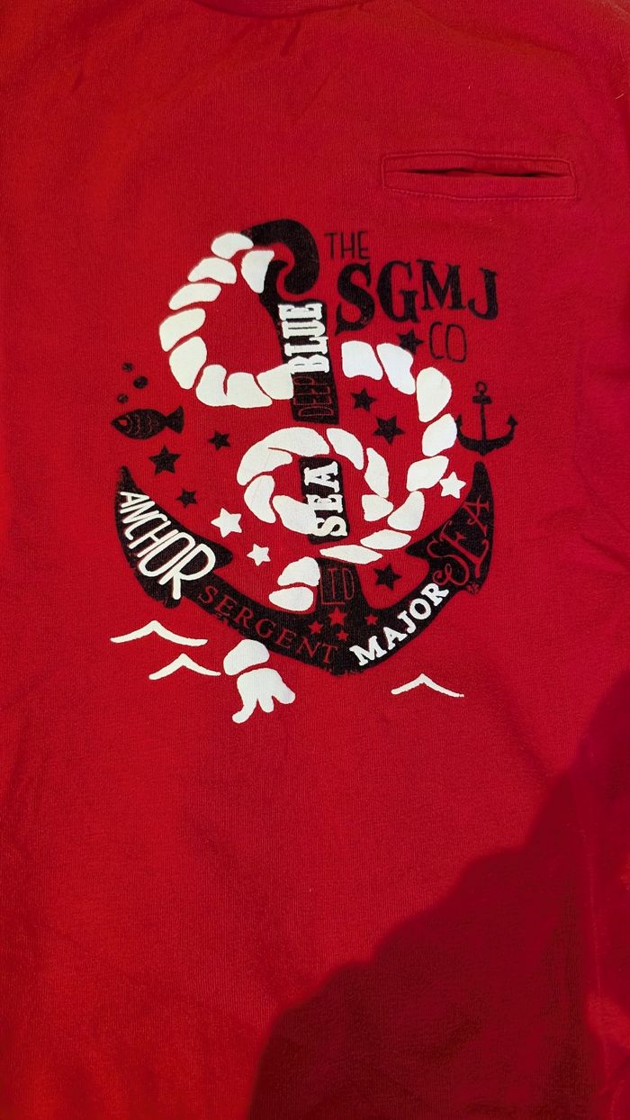 T-Shirt manches longues Sergent Major taille 7 ans - photo numéro 2