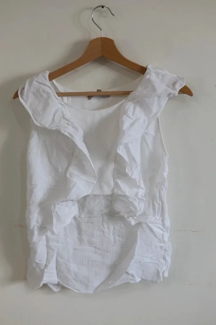 C56 débardeur blanc Sandro T2